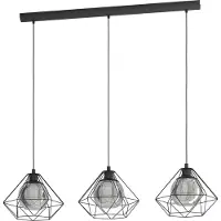 Eglo Vernham - Hanglamp - E27 - 114,5 cm - Zwart
