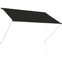 Syfax Luifel uittrekbaar 200x150 cm antraciet