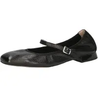 Caprice Ballerina met riempjes zwart