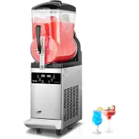 Vevor Commerciële Slush-ijsmachine 12L Enkele Tank Bevroren Drankmachine