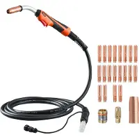 Vevor 250A MIG-laspistool, compatibel met lasapparaten Millermatic 200, 210, 212, 250, 250X, 251, 252, geschikt voor lasdraad van 0,0762/0,0889/0,1143 cm