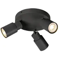 SLV LED Plafond- Wandlamp | 3X GU10 Max 6W | IP20 Dimbaar | PURI 2.0