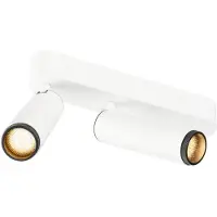 SLV Opbouwspot Grip! M 2-lichts wit 2700K