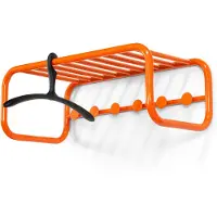 Spinder Design kapstok Retro Kapstok - Pure Orange - 6 haken