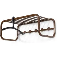 Spinder Design kapstok Retro Kapstok - Chocolate Brown - 6 haken