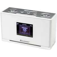 Soundmaster UR240WE - Digitale wekkerradio, DAB+/FM, met kleurendisplay, wit