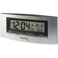 Technoline WT 182 - Digitale wekker - LCD scherm - Zilver