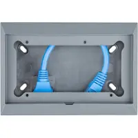 Victron Energy Houder ASS050300010 130 mm x 88 mm x 40 mm Geschikt voor model (ondulator): Victron GX Paneels