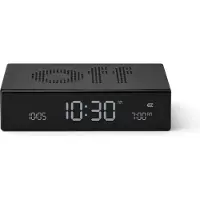 Lexon Radio-réveil LCD réversible Flip Premium Noir