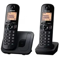 Panasonic KX-TGC212, DECT-telefoon, draadloos handset, handsfree functie, 50 contacten, nummerherkenning, zwart