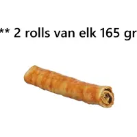 Trixie ** 2 X ** Dentafun roll hondensnack - collageen en kip 165 gr = 330 gr - 19 cm x 4 cm - glutenvrij - geen toegevoegde suiker
