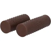 Dresco Handvatten - Soft Grip - Twee verschillende lengtes 119 & 92mm - Voor fietsen met gripshift versnelling - Ergonomisch gevormd - Zachte kunststof uitvoering - Voor extra rijcomfort