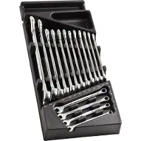 Facom module met 16 ringsteeksleutels met ogv-profiel van 6 tot 22 en 24 mm - MOD.440-1