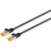 S-Conn S/CONN 08-26495, 40 meter, Cat6a, S/FTP (S-STP), RJ-45, RJ-45, zwart