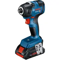 Bosch Professional Gdr 18v-200+2x4.0 Ah+gal 18v-40+l-case Slagmoersleutel