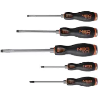 Neo Tools - Schroevendraaierset - 5 stuks - Magnetische Punt - Driekantige Handgreep