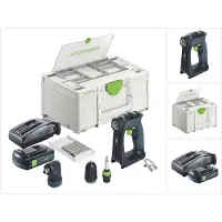 Festool CXS 18-Basic-set accuboormachine 18 V 40 Nm borstelloos + 1x accu 3,0 Ah + oplader + Systainer