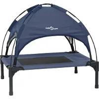 Syfax Hondenbed Marineblauw 76 x 62 x 70,5 cm Staal