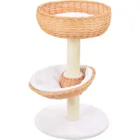 Syfax Kattenkrabpaal met sisal krabpaal natuurlijk wilgenhout