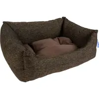 Duvo+ hondenbed, rechthoekig, koningsgrootte, bruin, afmetingen: 45 x 60 cm
