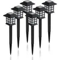 Mormark - Tuinspots voor Buiten - Solar Tuinverlichting - Zonne Energie Buitenverlichting - Buitenlampen - Prikspots Buiten - 6 Stuks - LUMITRAD