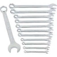 BRÜDER MANNESMANN Steekringsleutelset 12 dlg DIN (Hobby) - 130-12 DIN