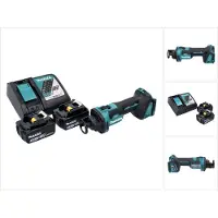 Makita DCO 181 RT accu-rotatiesnijder 18 V 32000 tpm borstelloos + 2x accu 5,0 Ah + oplader