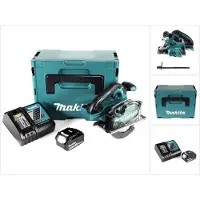 Makita DCS 553 RT1J accu metaalcirkelzaag 18V 150 mm borstelloos + 1x accu 5,0Ah + lader + Makpac