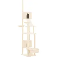 Syfax Kattenmeubel vloer tot plafond 277-303 cm crèmekleurig