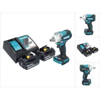 Makita DTW 301 RG accu-slagmoersleutel 18 V 330 Nm 1/2" borstelloos + 2x oplaadbare accu 6,0 Ah + lader
