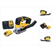 DeWalt DCS 334 D1 accu pendelzaag 18 V borstelloos + 1x accu 2,0 Ah + oplader