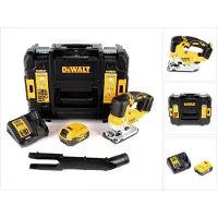 DeWalt DCS 334 P1 accu pendelzaag 18V borstelloos + 1x accu 5,0Ah + oplader + TSTAK