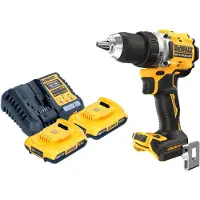 DeWalt DCD 800 D2 accuboormachine 18 V 90 Nm borstelloos + 2x accu 2.0 Ah + lader
