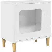 Syfax Kattenhuis Glanzend Wit 51 x 30 x 52 cm Bewerkt hout