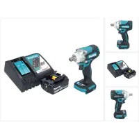Makita DTW 301 RG1 accu slagmoersleutel 18 V 330 Nm 1/2" borstelloos + 1x oplaadbare accu 6.0 Ah + lader