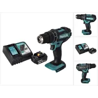 Makita DHP 482 RT1 accu klopboormachine 18 V 62 Nm + 1x oplaadbare accu 5.0 Ah + lader