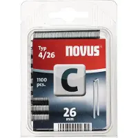 Novus Schmalrückenklammern 4/26
