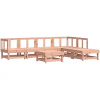 vidaXL 7-delige Loungeset massief douglashout