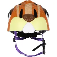 Crazy Safety Chipmunk, fietshelm, junior, bruin