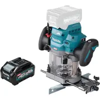 Makita RP 001 GM1 bovenfrees 40 V max. 12 mm borstelloos + 1x accu 4.0 Ah - zonder lader