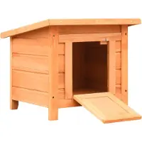 Syfax Kattenhuis 50x46x43,5 cm massief grenen- en vurenhout