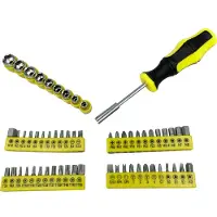 ISMA - Set Nasadki en Bithouder - 1/4'' Nasadki - 9 Delig - 48 Bits