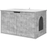 Syfax Kattenhuis Beton 85 x 55 x 50,5 cm Bewerkt hout