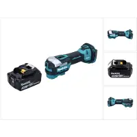 Makita Multifunctioneel elektrisch gereedschap, DTM 52 T1 Akku Multifunktionswerkzeug 18 V Starlock Max Brushless + 1x Akku 5,0 Ah - ohne Lad