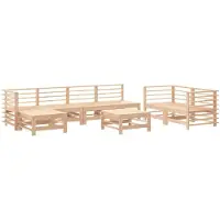 vidaXL 8-delige Loungeset massief grenenhout