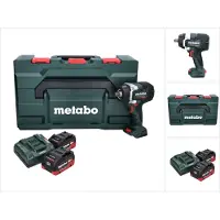 Metabo SSW 18 LTX 800 BL accu-slagmoersleutel 18 V 800 Nm 1/2" borstelloos + 2x accu 8,0 Ah + oplader + metaBOX