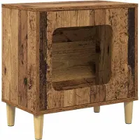 Syfax Kattenhuis Oudhout 51 x 30 x 52 cm Bewerkt hout