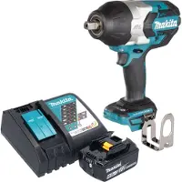 Makita DTW 1004 RG1 accu slagmoersleutel 18 V 1050 Nm 1/2" borstelloos + 1x oplaadbare accu 6.0 Ah + lader