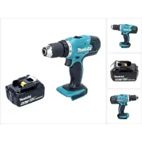 Makita DDF 453 G1 accuboormachine 18 V 42 Nm + 1x accu 6,0 Ah - zonder oplader
