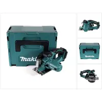 Makita DCS 552 ZJ 18 V accu metalen handcirkelzaag 136 mm in Makpac - zonder accu en oplader + zaagblad en veiligheidsbril